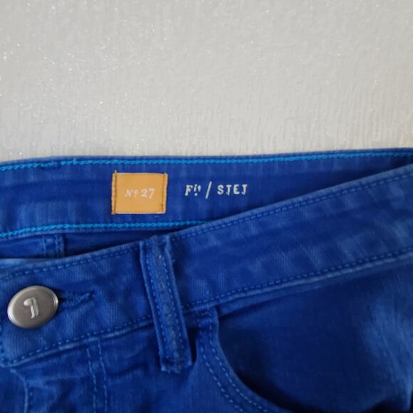 Pilcro and the Letterpress women's denims shorts blue Size 27 stretch fit beachy - Picture 7 of 9